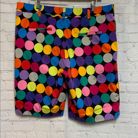 Vtg Loudmouth Circle Multicolor Golf Shorts Size 40 x 10 - Picture 4 of 4